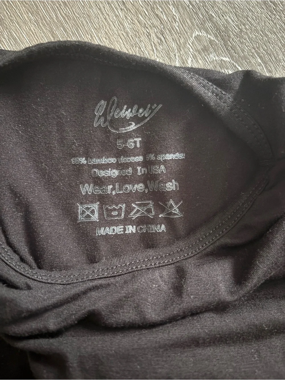 Wei Wei Bamboo Black Tee Texas Roadhouse Graphic Drawstring Shorts with pockets